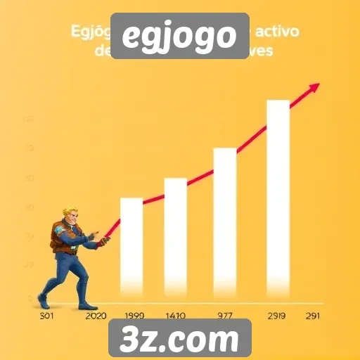 Aumento no número de usuários ativos no egjogo